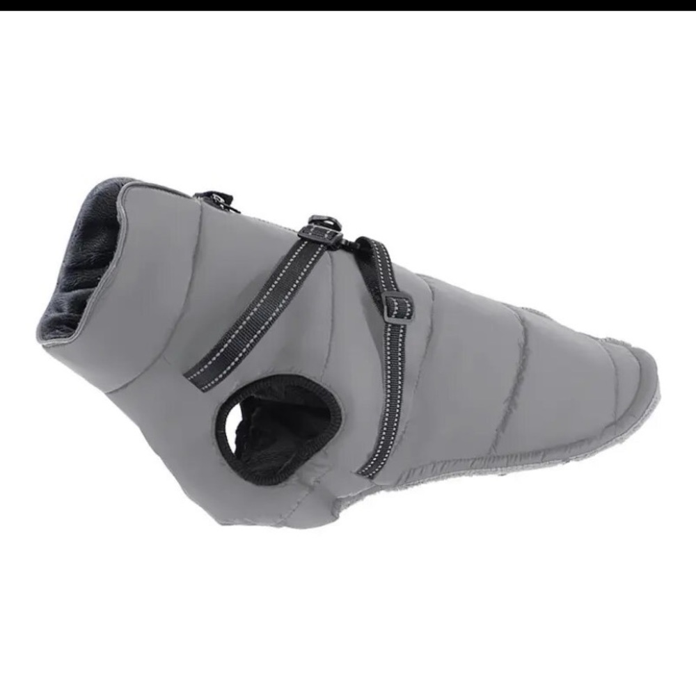 Dog jacket winter coat - Gray